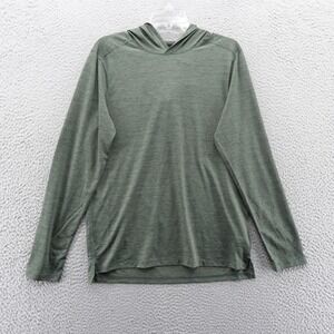 DSG Mens Movement Hoodie Green Long Sleeve Performance Shirt Small NEW
